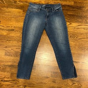 Loft Curvy Skinny Ankle Jeans Size 28